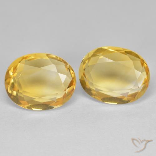 Pedras preciosas de Citrino Ouro natural de 5.55 ct, oval, VVS-VS