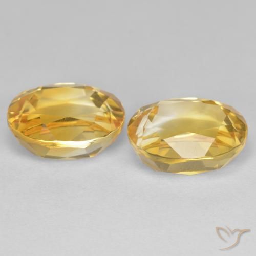 Pedras preciosas de Citrino Ouro natural de 5.55 ct, oval, VVS-VS