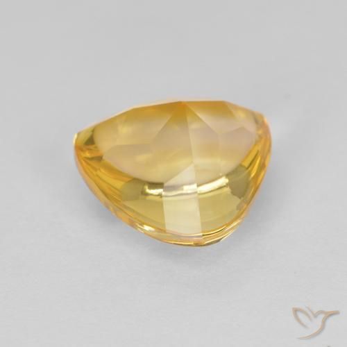 Citrino ouro médio Natural 1.64ct, Trilhão, Transparente
