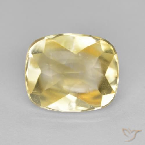 5.66ct Natural Dourado Citrino, Almofada, Transparente