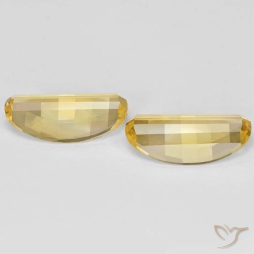 Pedras preciosas de Citrino Dourado natural de 4.91 ct, oval, VVS