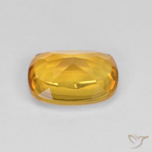 Citrino Dourado Natural 1.28ct, Almofada, Transparente