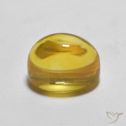 Citrino ouro amarelado Natural 2.22ct, oval, Transparente