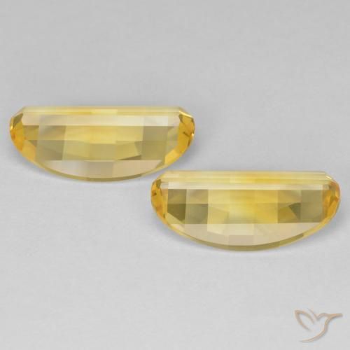 Pedras preciosas de Citrino ouro médio natural de 4.97 ct, oval, VVS-VS