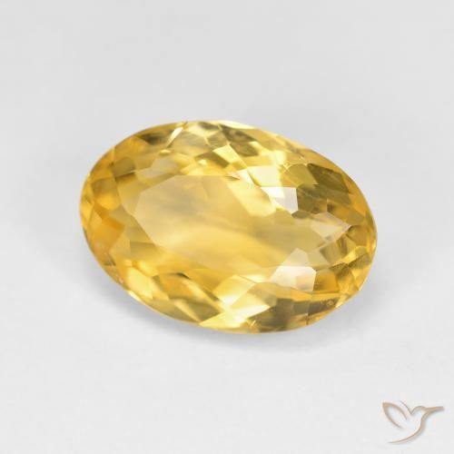 Citrino Dourado Natural 4.03ct, oval, VS