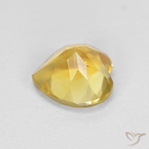 Citrino Amarelo Toscana Natural 0.76ct, Coração, VVS-VS