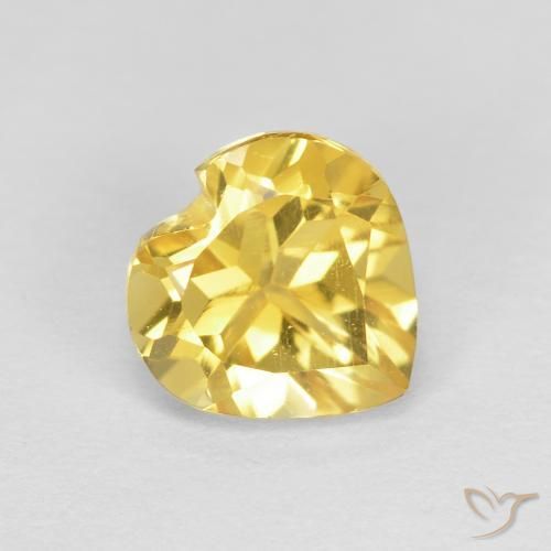 Citrino Amarelo Toscana Natural 0.79ct, Coração, VVS-VS
