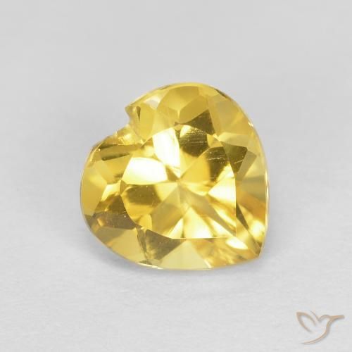 Citrino Amarelo Toscana Natural 0.78ct, Coração, VVS-VS