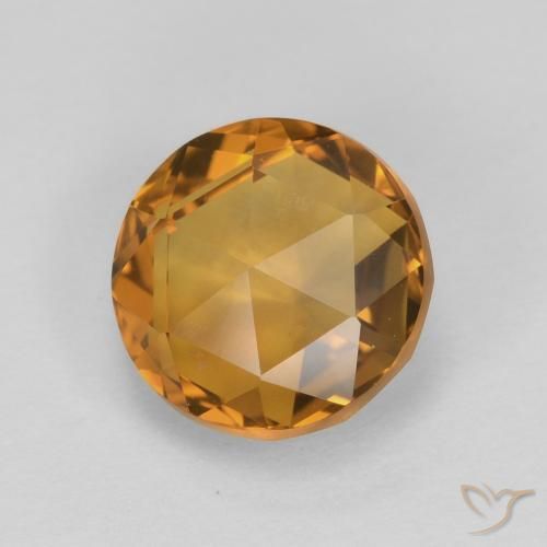 Citrino Laranja Médio Natural 1.91ct, Redondo, VVS