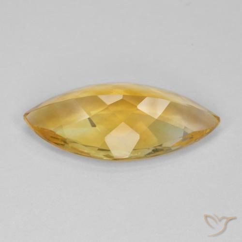 Citrino Laranja Dourada Natural 5.63ct, Marquesa, VVS-VS