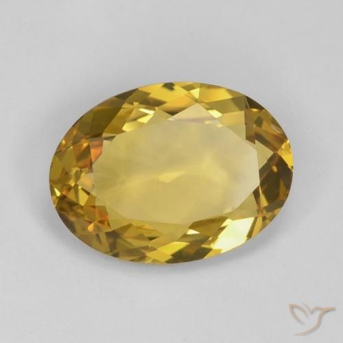 Citrino Dourado-Laranja Natural 5.41ct, oval, VS