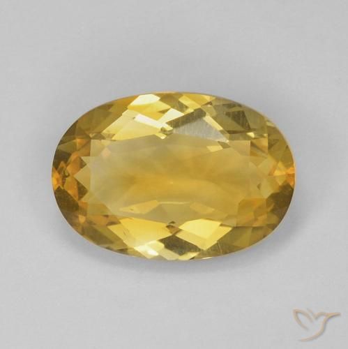 3.80ct Natural ouro médio Citrino, oval, VVS