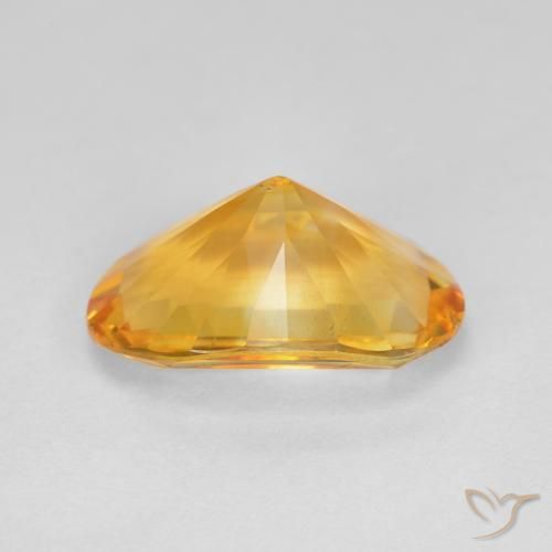 Citrino Dourado Médio-escuro Natural 4.72ct, oval, VVS-VS