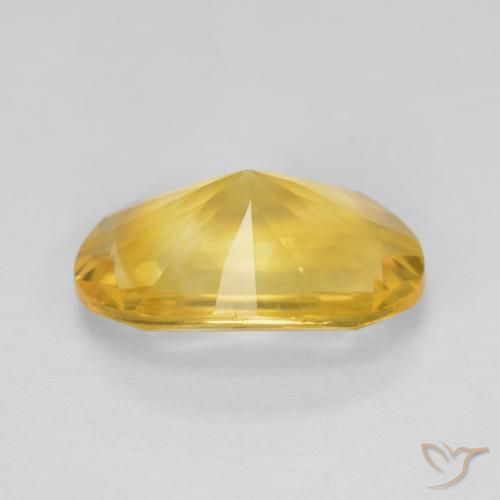 Citrino ouro médio Natural 4.79ct, oval, VVS