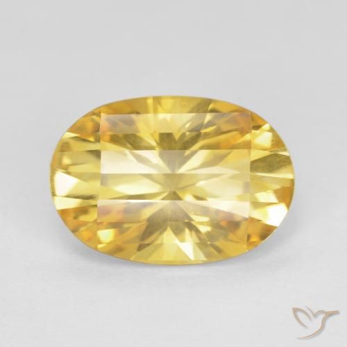 4.80ct Natural ouro brilhante Citrino, oval, VS