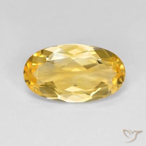 3.52ct Natural ouro médio Citrino, oval, VVS