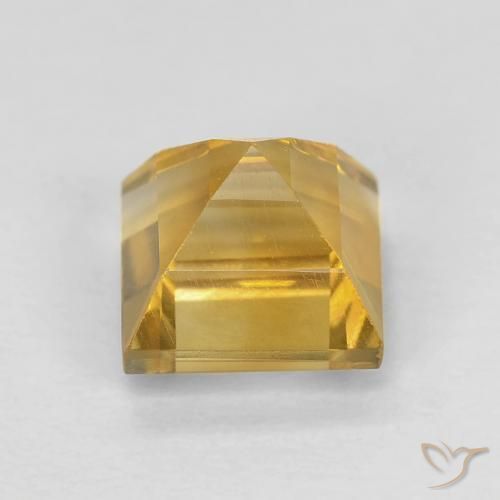 Citrino Ouro Natural 1.40ct, Quadrado, VVS-VS