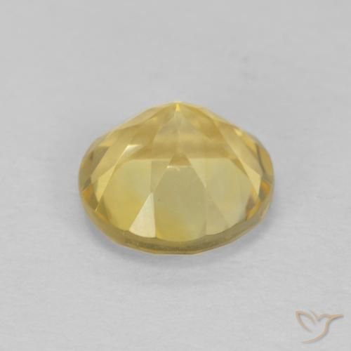 Citrino Luz amarela Natural 1.36ct, Redondo, VVS