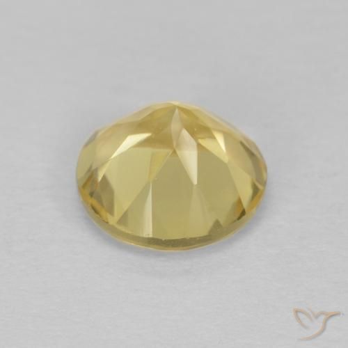 Citrino Luz Dourada Natural 1.19ct, Redondo, VVS