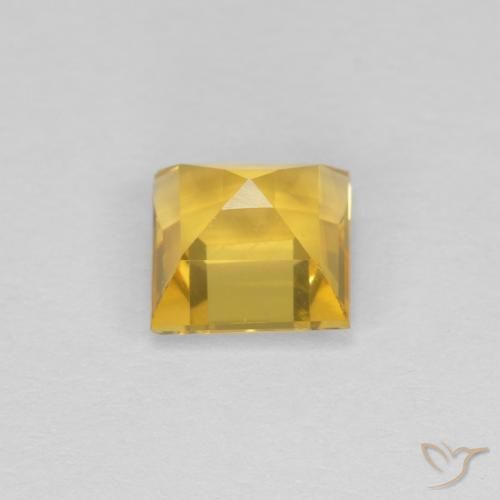 Citrino Dourado Natural 1.06ct, Quadrado, VVS-VS