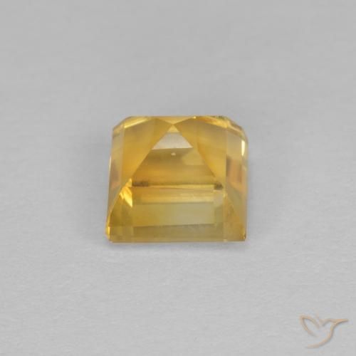 Citrino Dourado Natural 1.21ct, Quadrado, VVS-VS