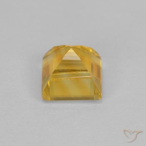 Citrino ouro médio Natural 1.33ct, Quadrado, VS
