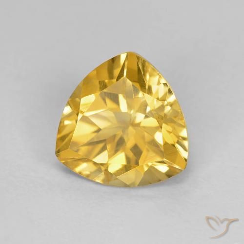 Citrino Dourado Natural 1.63ct, Trilhão, VVS