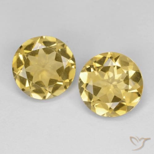 3.24ctw Natural Dourado Citrino, Redondo, VVS