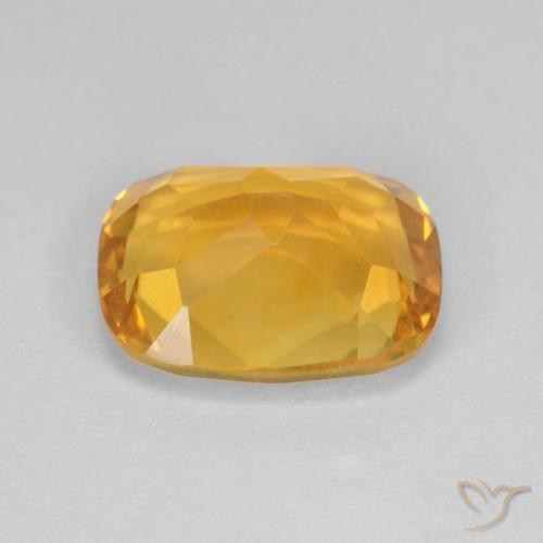 Citrino Dourado Natural 3.53ct, Almofada, VVS