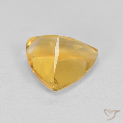 Citrino ouro médio Natural 1.75ct, Trilhão, VVS