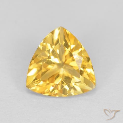 1.67ct Natural Ouro Citrino, Trilhão, VVS