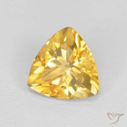 Citrino Ouro Natural 1.67ct, Trilhão, VVS