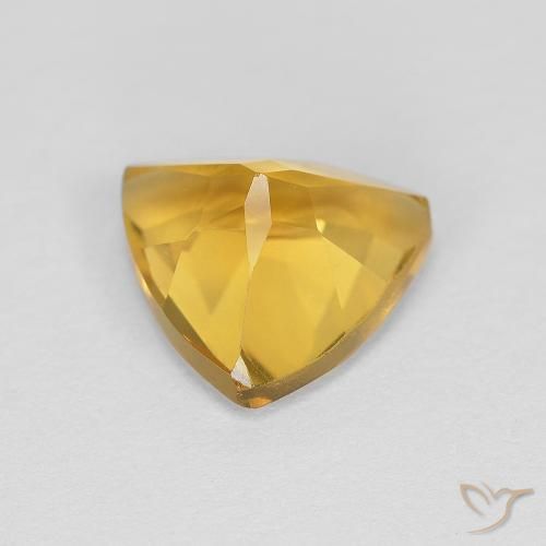 Citrino ouro médio Natural 1.67ct, Trilhão, VVS