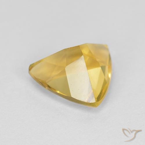 Citrino Dourado médio Natural 2.08ct, Trilhão, Transparente