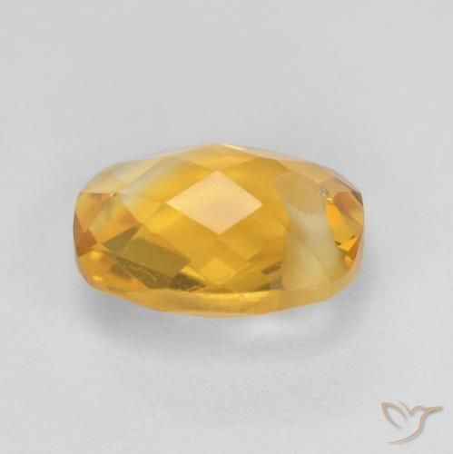 Citrino Dourado médio Natural 1.85ct, Almofada, VVS-VS