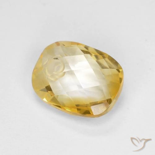 Citrino Dourado Natural 1.93ct, Almofada, VVS-VS