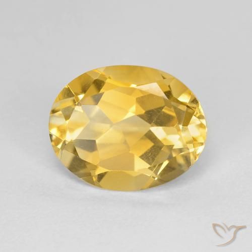 Citrino Dourado Natural 3.09ct, oval, VVS