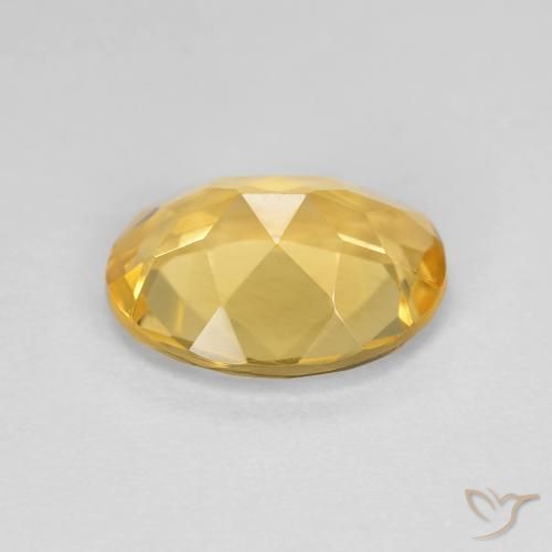 Citrino Amarelo dourado Natural 2.70ct, oval, VVS-VS