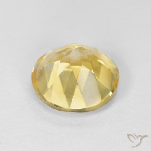 Citrino Amarelo Terroso Natural 1.83ct, Redondo, VVS