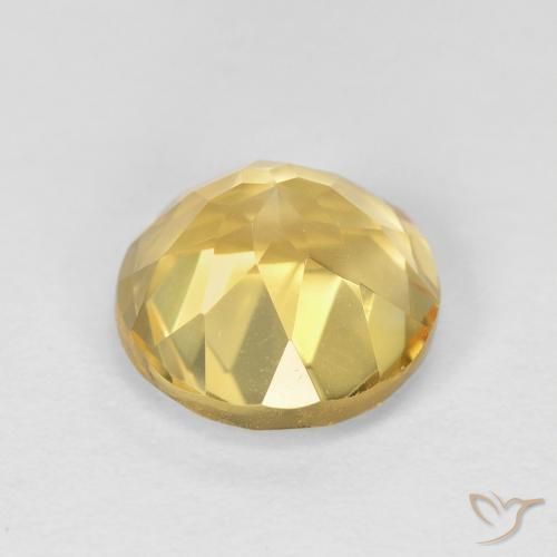 Citrino Luz amarela Natural 1.96ct, Redondo, VVS