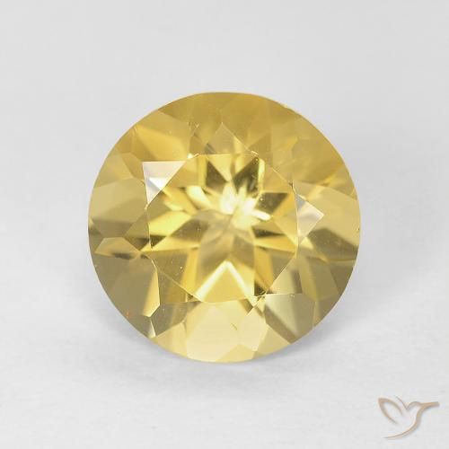 1.71ct Natural Dourado Citrino, Redondo, VVS