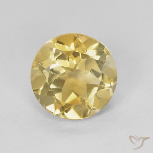 1.91ct Natural Dourado Citrino, Redondo, VVS