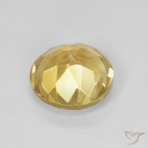 Citrino Dourado Natural 1.91ct, Redondo, VVS