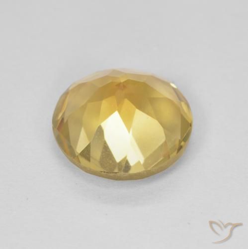 Citrino Dourado médio Natural 1.70ct, Redondo, VVS