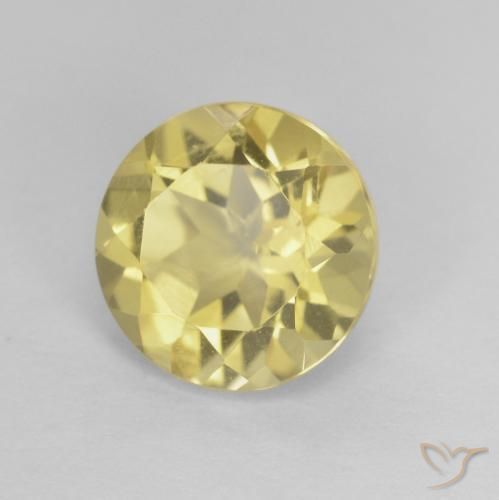 Citrino Dourado Natural 1.95ct, Redondo, VVS
