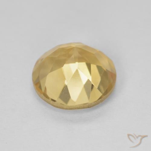 Citrino Dourado Natural 1.84ct, Redondo, VVS