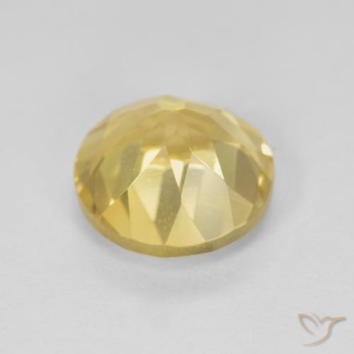 Citrino Luz amarela Natural 2.05ct, Redondo, VVS