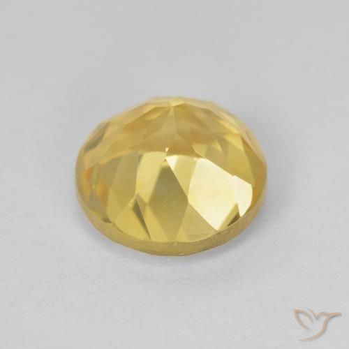 Citrino Luz Dourada Natural 1.97ct, Redondo, VVS