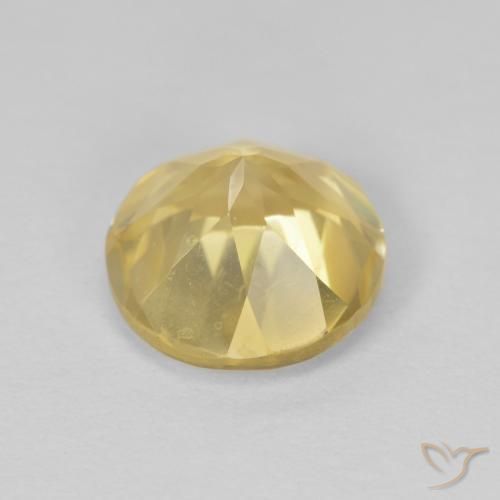 Citrino Luz amarela Natural 1.88ct, Redondo, VVS