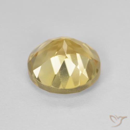 Citrino Amarelo Dijon Natural 1.97ct, Redondo, VVS